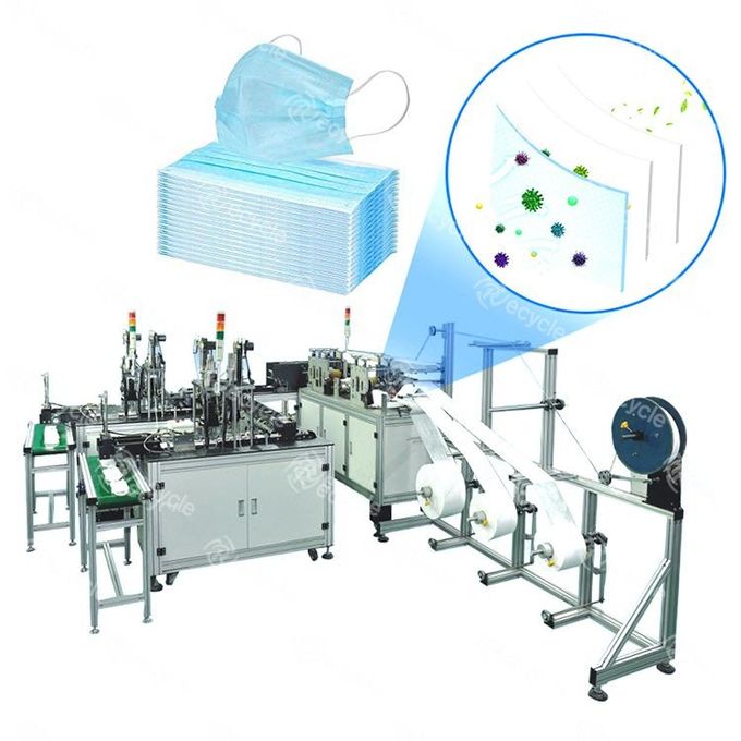 Máscara protetora médica totalmente automático de solda que faz a máquina 0