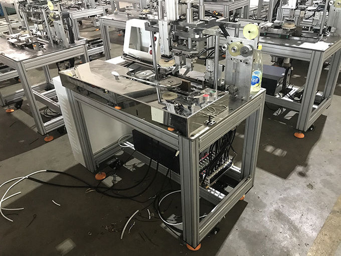 Máquina de soldadura semi automática não tecida do laço da orelha da máscara 0