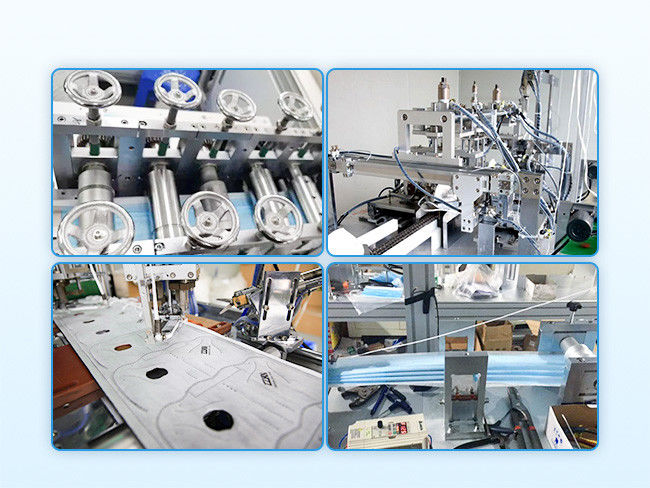 3 camadas de Disposible Earloop a máquina de embalagem da máscara protetora 0
